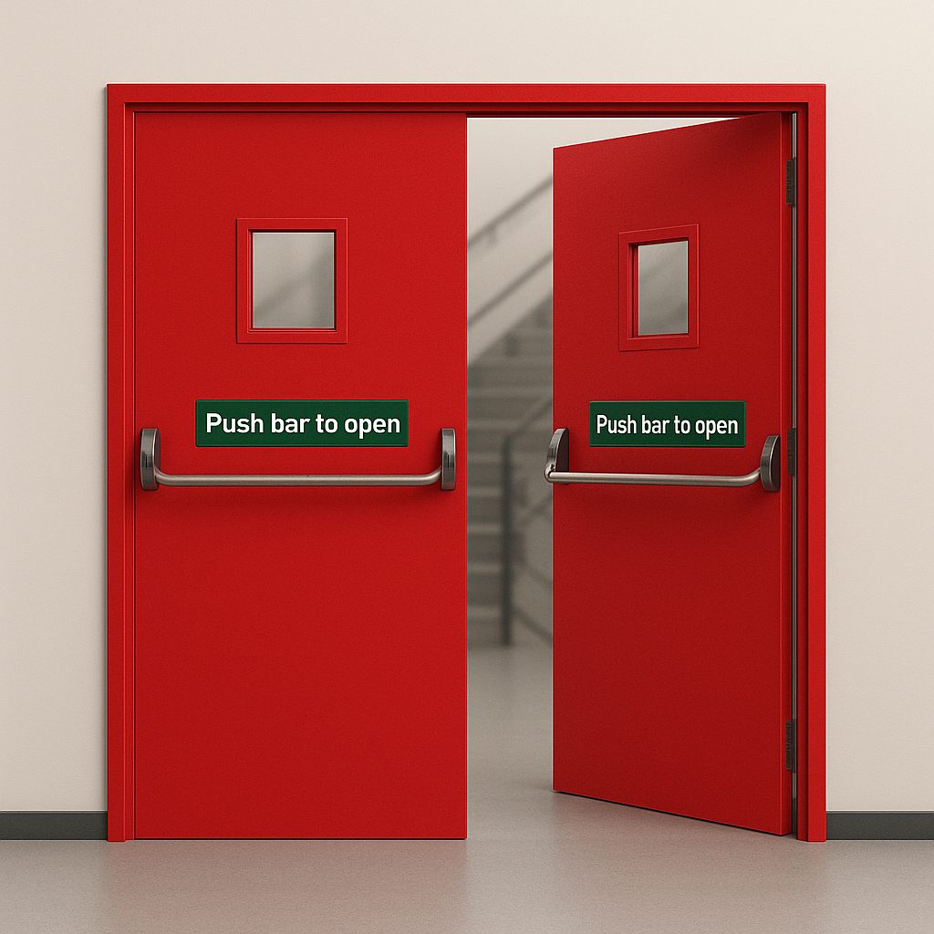 Fire Rated Exit Double Door